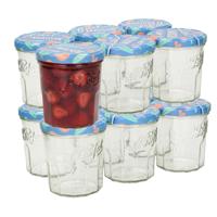 Bewaarpot/voorraadpot - 12x stuks - met schroefdeksel - 324 ml - Le Parfait