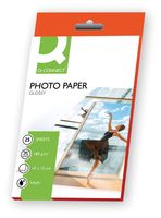 Q-CONNECT fotopapier, ft 10 x 15 cm, 180 g, pak van 25 vel - thumbnail