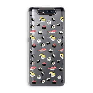 Sushi time: Samsung Galaxy A80 Transparant Hoesje