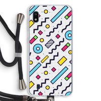 8-bit N°8: Samsung Galaxy A10 Transparant Hoesje met koord