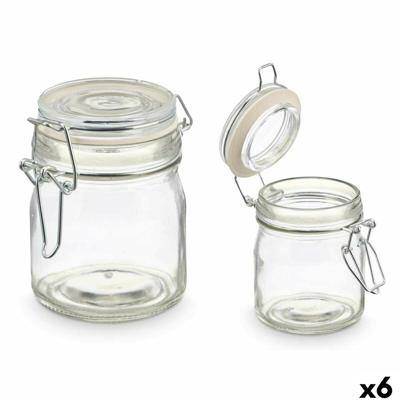 Glazen pot Vivalto 04-9411 Transparant 150 ml (6 Stuks)