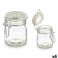 Glazen pot Vivalto 04-9411 Transparant 150 ml (6 Stuks)