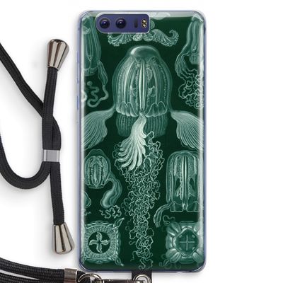 Haeckel Cubomedusae: Honor 9 Transparant Hoesje met koord