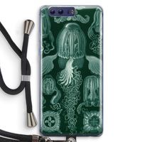 Haeckel Cubomedusae: Honor 9 Transparant Hoesje met koord