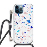 Terrazzo N°6: iPhone 12 Pro Transparant Hoesje met koord