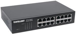 Intellinet 561068 netwerk-switch Unmanaged L2 Gigabit Ethernet (10/100/1000) 1U Zwart