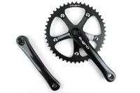 Sugino RD2 Track 48t Crankset - Zwart Sugino RD2 Track 48t Crankset - Zwart