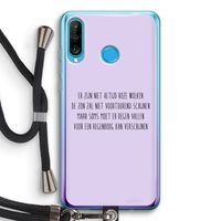 Regenboog: Huawei P30 Lite Transparant Hoesje met koord