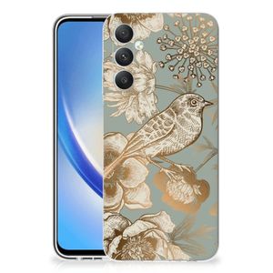 TPU Case voor Samsung Galaxy A05S Vintage Bird Flowers