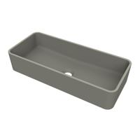 Arcqua Case Opbouw Waskom Rechthoek 60x26 Mat Beton