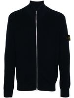 Stone Island pull à patch Compass - Bleu