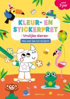 Kleur- en stickerpret - Vrolijke dieren (vanaf 3 jaar) (Paperback)