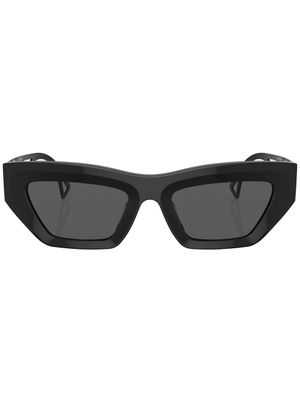 Versace Eyewear lunettes de soleil à monture rectangulaire - Noir