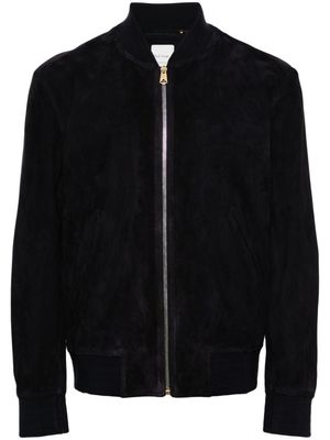 Paul Smith veste bomber en daim - Bleu