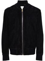 Paul Smith veste bomber en daim - Bleu - thumbnail