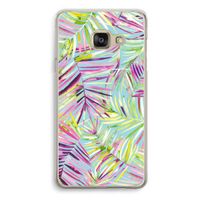 Tropical Palms Blue: Samsung A3 (2017) Transparant Hoesje