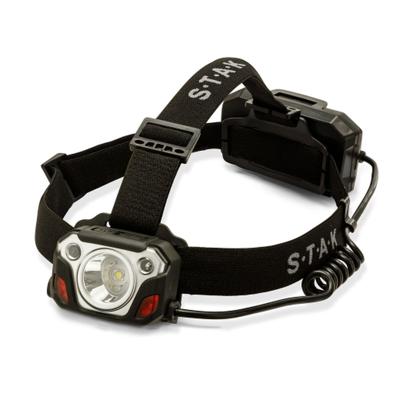 Hoofdlamp met ledlamp, oplaadbaar en verstelbaar Stak 10 W 1200 Lm