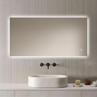 Loxa - Rechthoekige Badkamerspiegel Livorno met led 120x60cm - Dimbaar - 3 Led standen - Condensvrij vlak - Duurzame kwalieit - Eenvoudige installatie