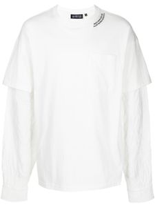 Mostly Heard Rarely Seen t-shirt à effet froissé - Blanc