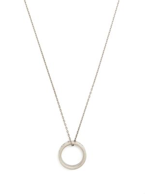 Maison Margiela collier à pendentif Numerical - Argent