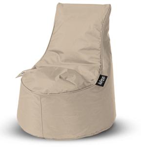 Kinder zitzak 'Bumba' Beige - Wit / Ecru - Weerbestendig - Sit&Joy