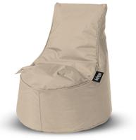 Kinder zitzak 'Bumba' Beige - Wit / Ecru - Weerbestendig - Sit&Joy