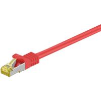 Goobay patchkabel rj-45 cat 6a s/ftp (pimf) met cat.7 (rood, 5 meter, 500 mhz)