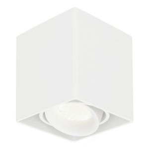 Dimbare LED Opbouwspot/plafondspot plafond Esto Wit incl. GU10 spot 5W 4000K IP20 kantelbaar