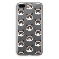 It's a Purrr Case: iPhone 8 Plus Transparant Hoesje