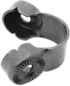 Steco montuur klem mand mee 22 mm ano look / zilver 52.500003.03