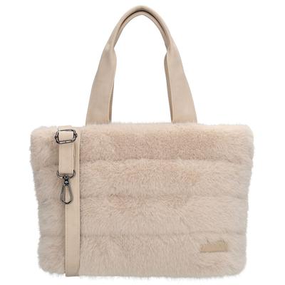 Zebra Trends Bont Handtas/Schoudertas Emma Cream