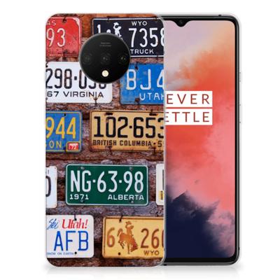 OnePlus 7T | Siliconen hoesje | met foto Kentekenplaten