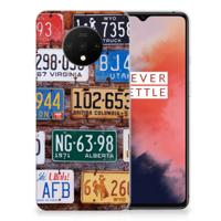 OnePlus 7T | Siliconen hoesje | met foto Kentekenplaten