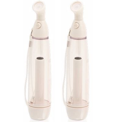 Waterverstuiver/waterspray verkoeler - 2x - wit - 70 ml - 21,5 cm