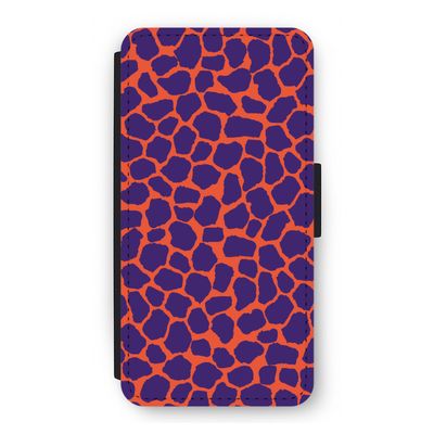 Purple Giraffe: iPhone 12 Flip Hoesje