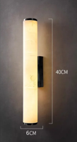 Auralis Lux - Minimalistische Wandlamp van Koper & Marmer