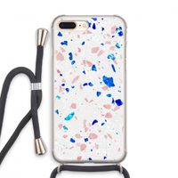 Terrazzo N°6: iPhone 8 Plus Transparant Hoesje met koord