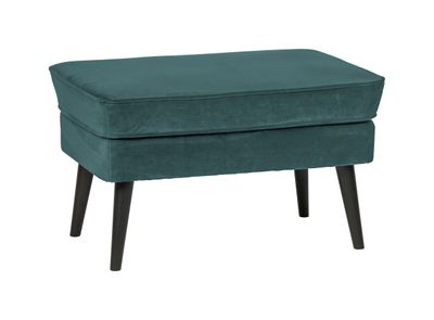 WOOOD Hocker 'Rocco' Velvet, kleur Teal