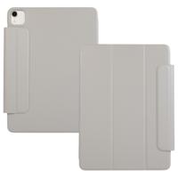 Lunso iPad Air 13 inch (2024/2025) - Tri-Fold Bookcase hoes - Beige