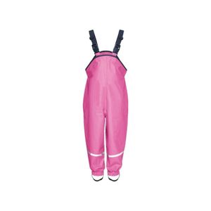 Playshoes regenbroek bretels katoen gevoerd Uni Fuchsia Maat