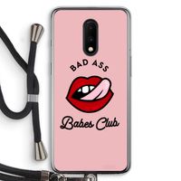 Badass Babes Club: OnePlus 7 Transparant Hoesje met koord