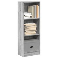 Boekenkast 40x24x109 cm bewerkt hout grijs sonoma eikenkleurig Boekenkast 40x24x109 cm bewerkt hout grijs sonoma eikenkleurig
