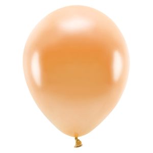 100x Oranje ballonnen 26 cm eco/biologisch afbreekbaar