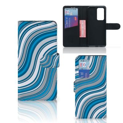 Huawei P40 Pro | Telefoon Hoesje | Waves Blue