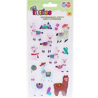 The Littlies Stickers Puffy Lama Junior 22 Cm Vinyl - thumbnail