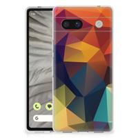 Google Pixel 7A | TPU Hoesje | Polygon Color