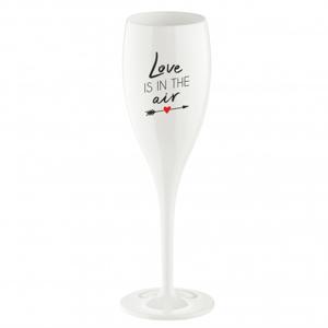 Koziol - Superglas Cheers No. 1 Champagneglas Love is in the Air - Kunststof - Wit