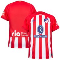 Atlético Madrid Shirt Thuis 2023-2024 + Riyadh Air + Ria Money Transfer