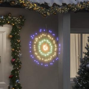 VidaXL Kerstverlichting vuurwerk 4 st 140 meerkleurige LED's 17 cm