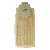 Naturae Donum Scrub band katoen & loofah 1 Stuks